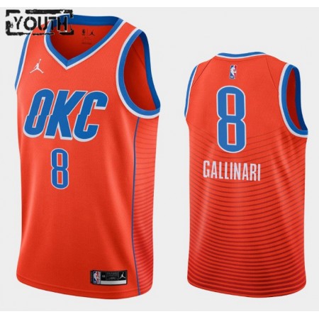 Camiseta Niños Oklahoma City Thunder Danilo Gallinari 8 2020-21 Jordan Brand Statement Edition Swingman Camiseta Niños Oklahoma City Thunder Danilo Gallinari 8 2020-21 Jordan Brand Statement Edition Swingman